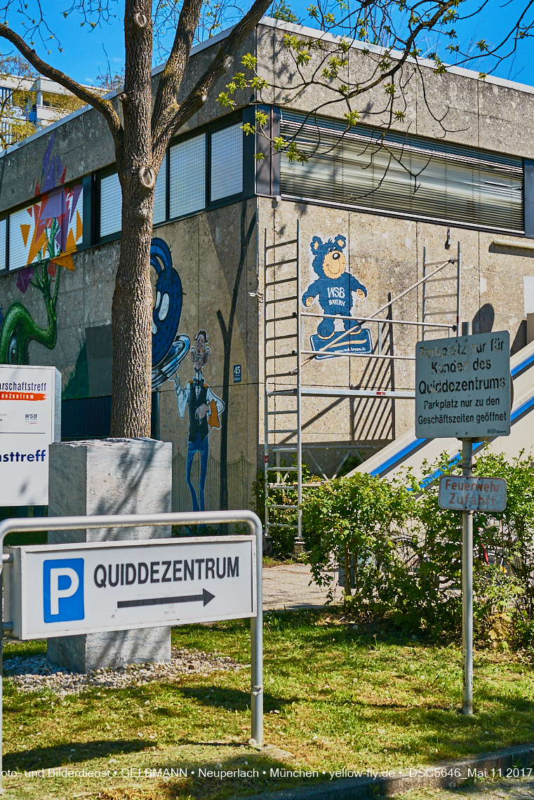 11.05.2017 - Abrissbaustelle Quiddezentrum in Neuperlach